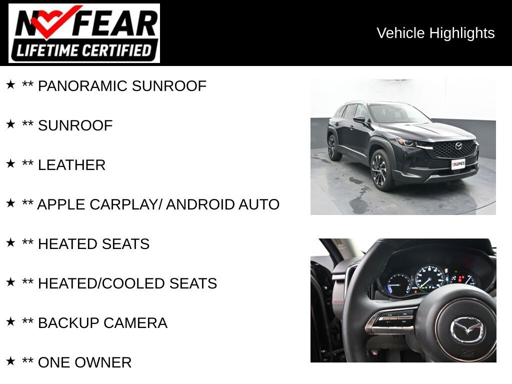 Certified 2025 Mazda CX-50 Hybrid Premium Plus Package SUV