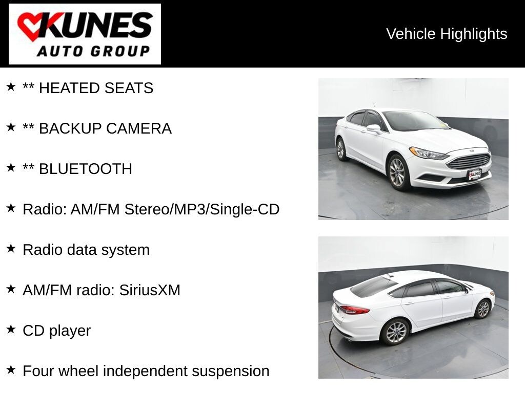 Used 2017 Ford Fusion SE Sedan