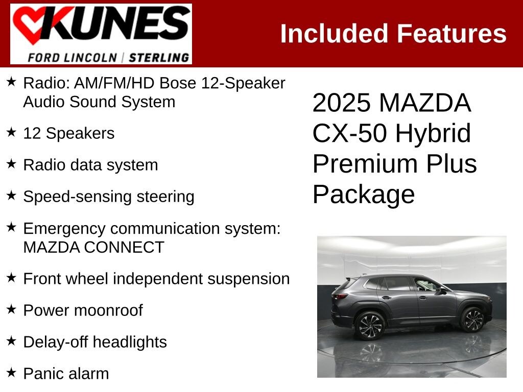 Certified 2025 Mazda CX-50 Hybrid Premium Plus Package SUV