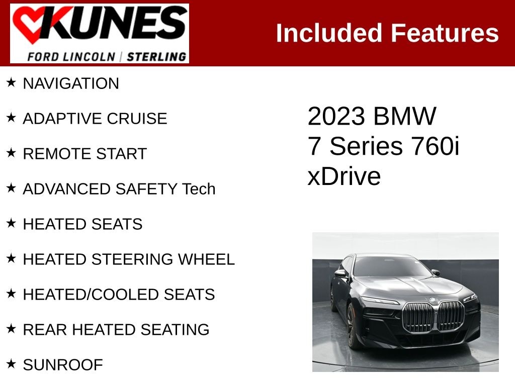 Certified 2023 BMW 760i xDrive Sedan