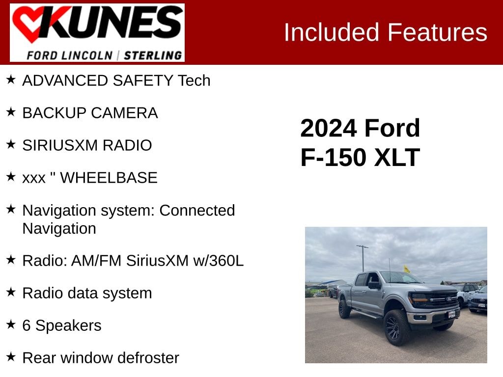 Used 2024 Ford F-150 XLT Truck SuperCrew Cab