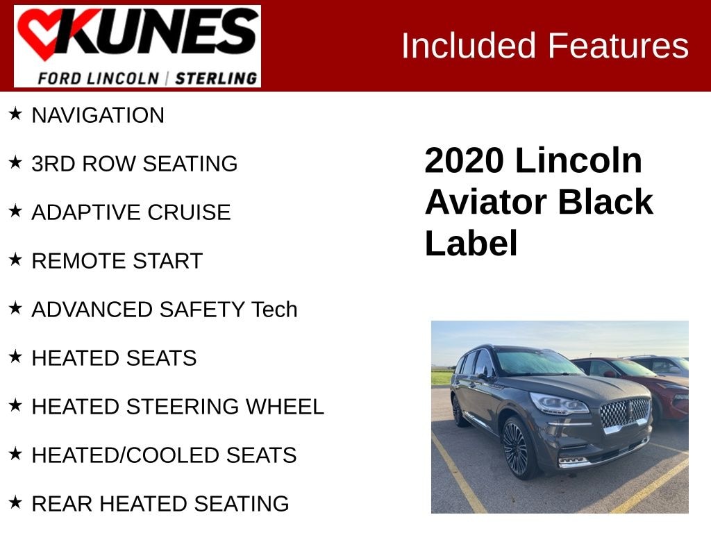 Used 2020 Lincoln Aviator Black Label SUV