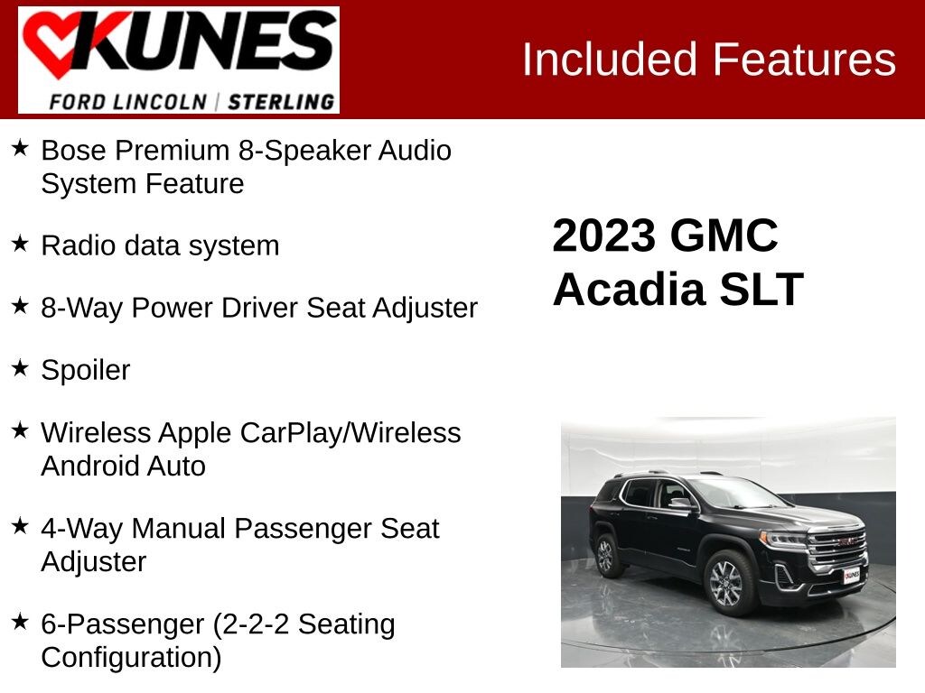Used 2023 GMC Acadia SLT SUV