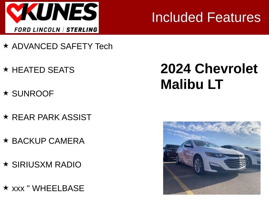 Used 2024 Chevrolet Malibu 1LT Sedan