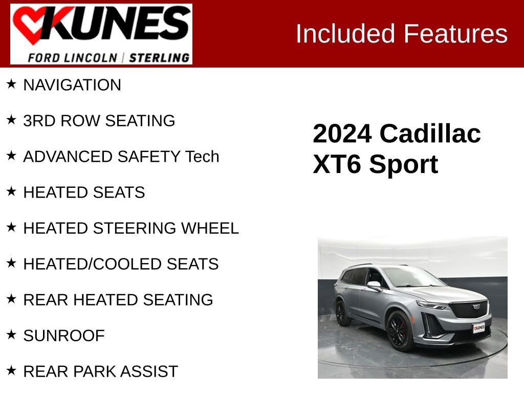 Used 2024 CADILLAC XT6 Sport SUV