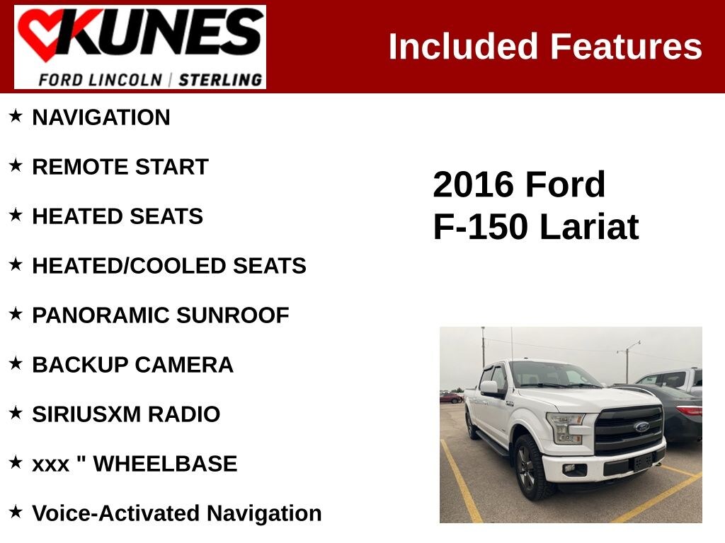 Used 2016 Ford F-150 Truck SuperCrew Cab