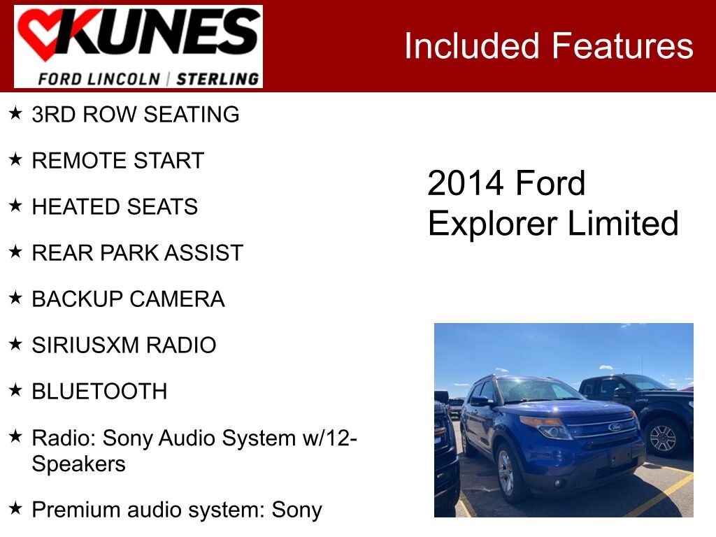 Used 2014 Ford Explorer Limited SUV