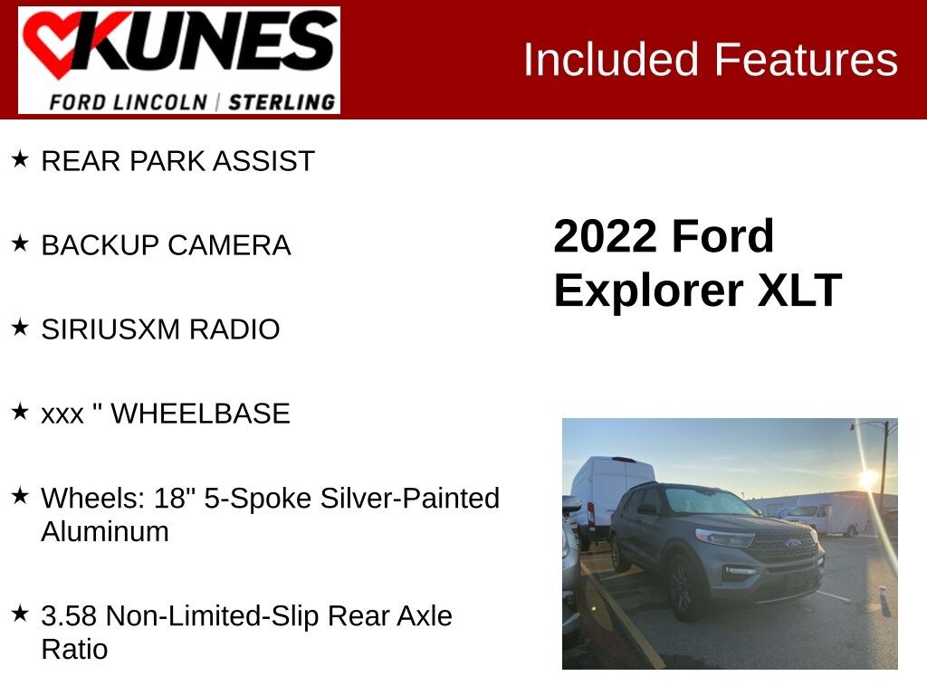 Used 2022 Ford Explorer XLT SUV