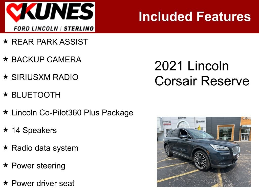 Used 2021 Lincoln Corsair Reserve SUV