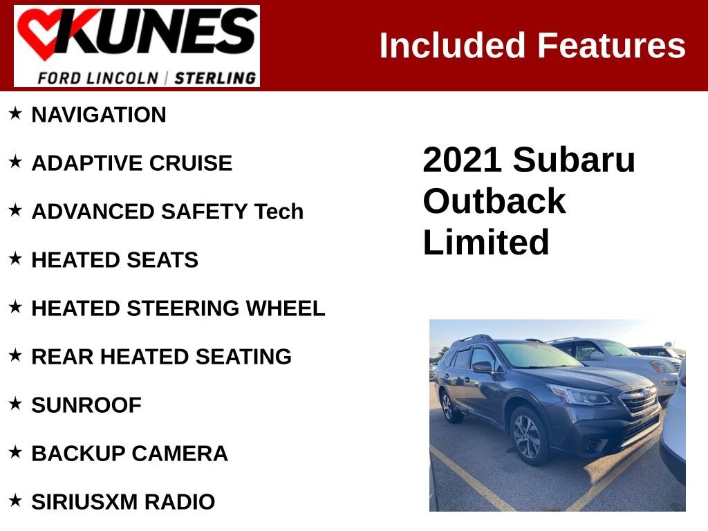 Used 2021 Subaru Outback Limited SUV
