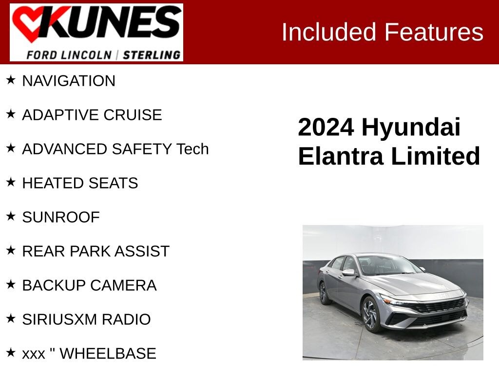 Used 2024 Hyundai Elantra Limited Sedan