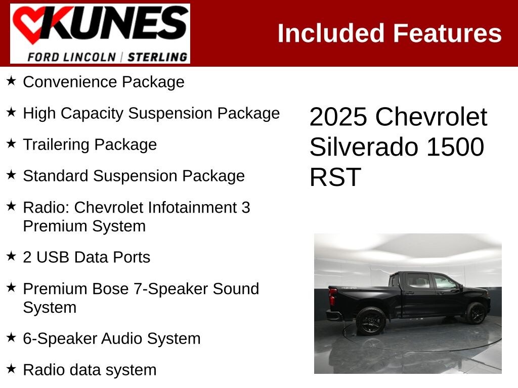 Used 2025 Chevrolet Silverado 1500 RST Truck Crew Cab