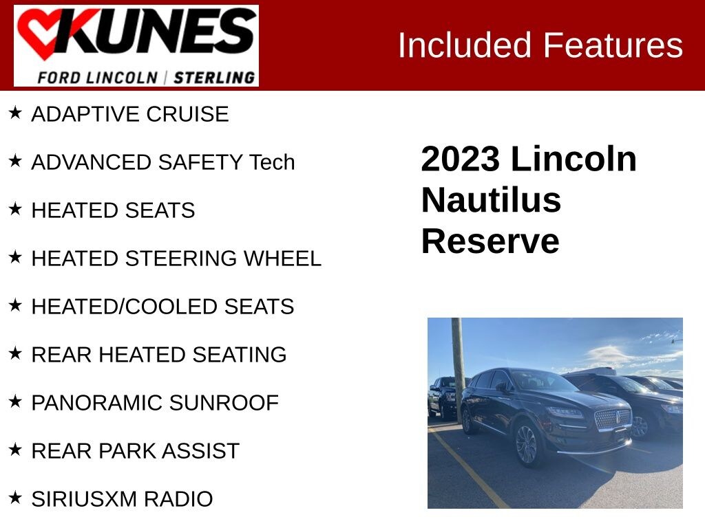 Used 2023 Lincoln Nautilus Reserve SUV