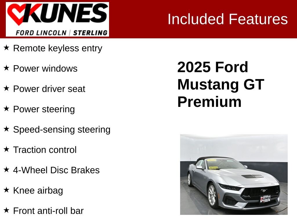 Used 2025 Ford Mustang GT Premium Convertible