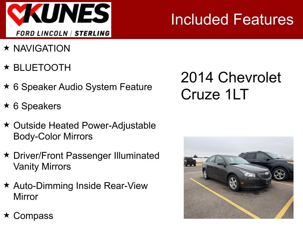 Used 2014 Chevrolet Cruze Sedan