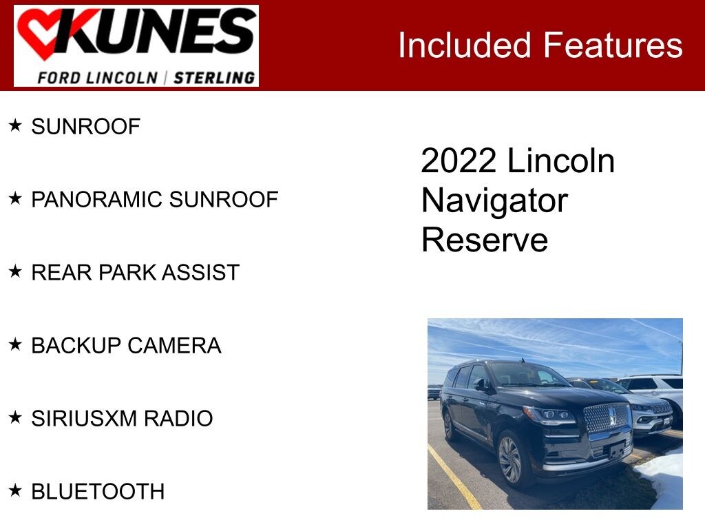 Used 2022 Lincoln Navigator Reserve SUV