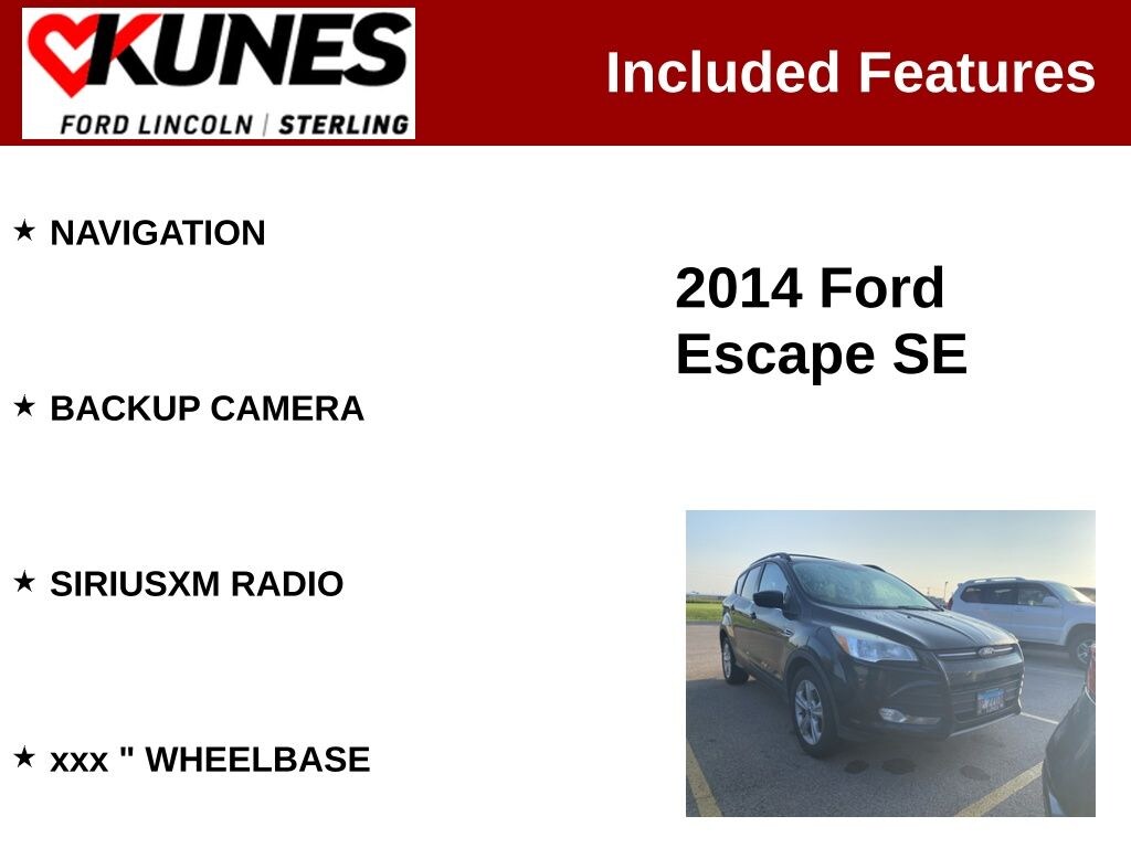 Used 2014 Ford Escape SE SUV
