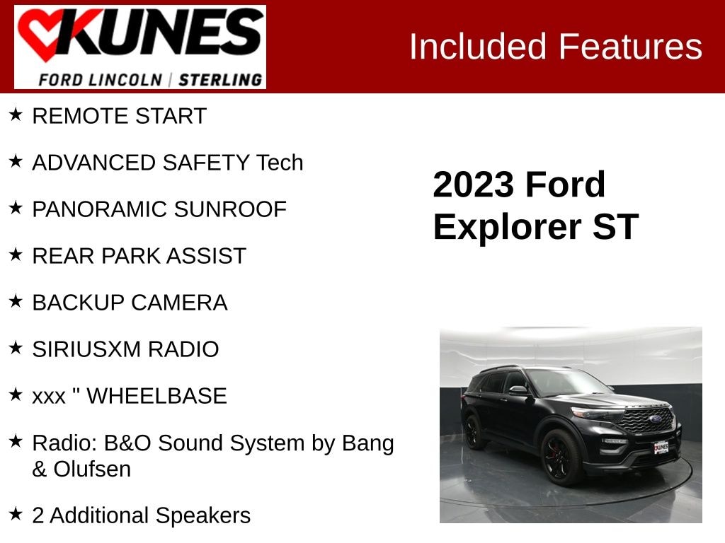 Used 2023 Ford Explorer ST SUV