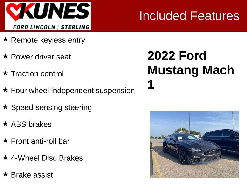 Used 2022 Ford Mustang Mach 1 Coupe