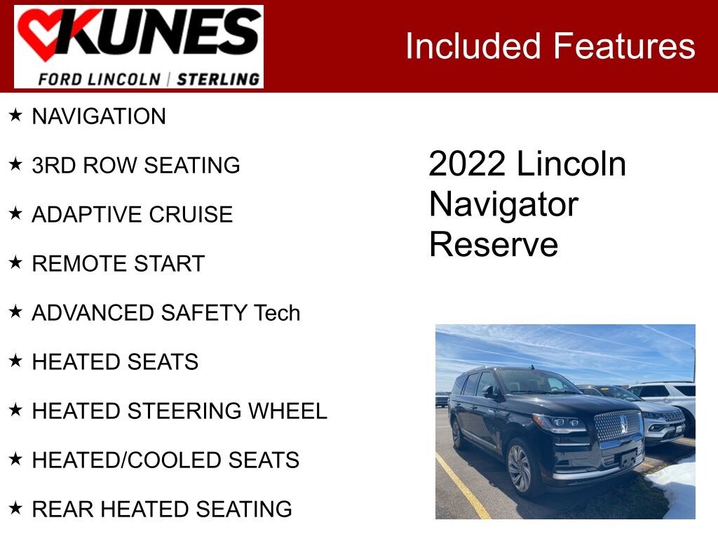 Used 2022 Lincoln Navigator Reserve SUV