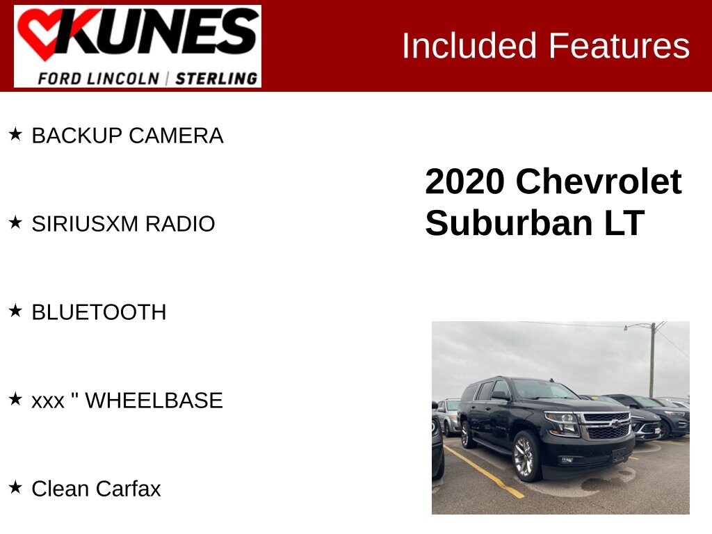 Certified 2020 Chevrolet Suburban LT SUV