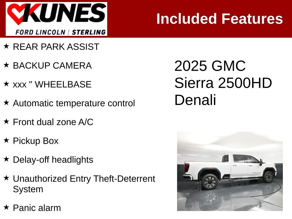 Used 2025 GMC Sierra 2500 HD Denali Truck Crew Cab