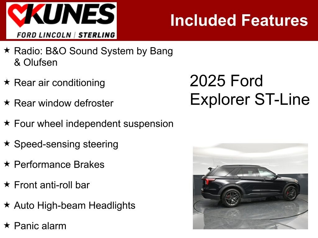 Used 2025 Ford Explorer ST-Line SUV