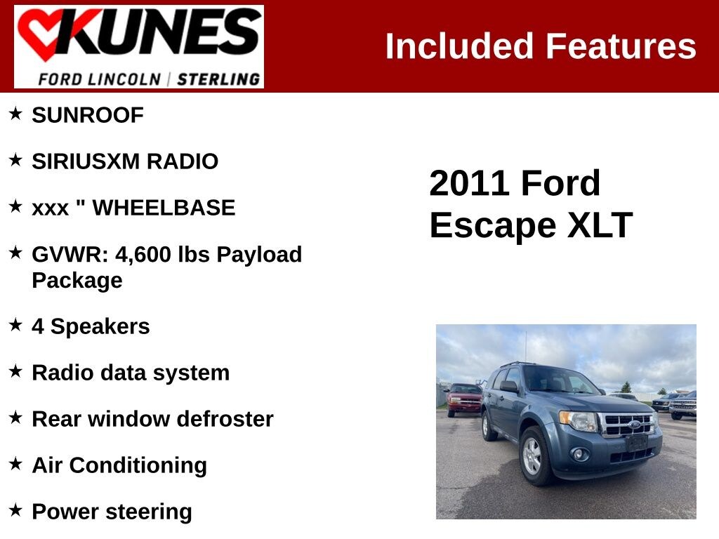 Used 2011 Ford Escape XLT SUV