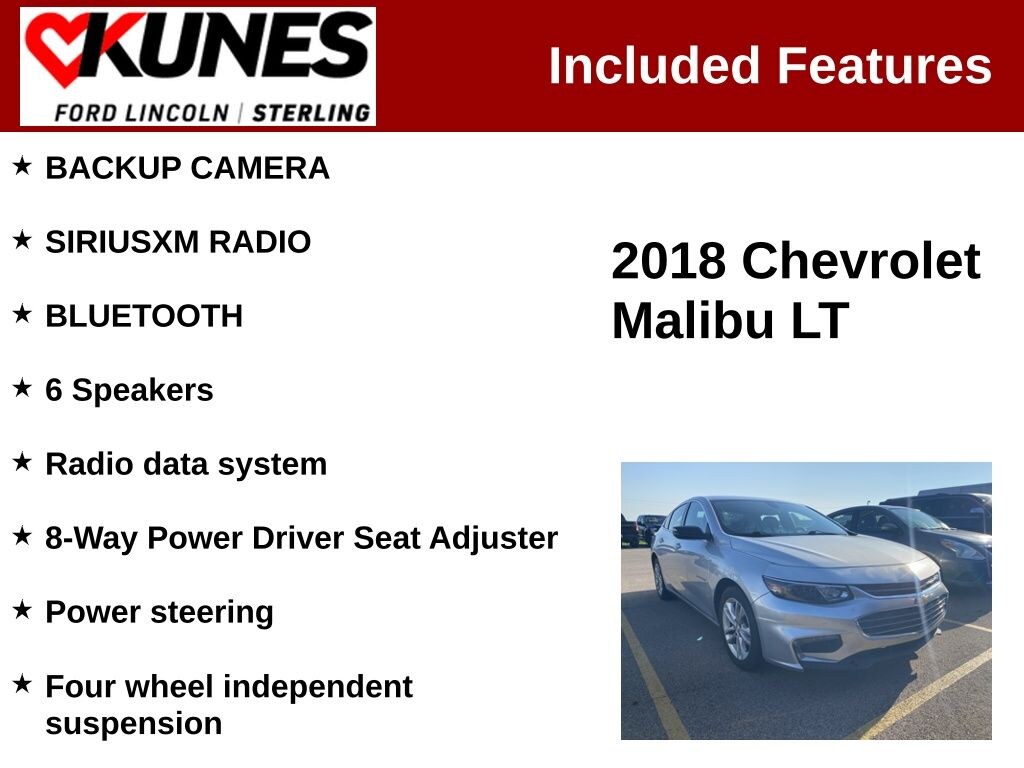 Used 2018 Chevrolet Malibu LT Sedan