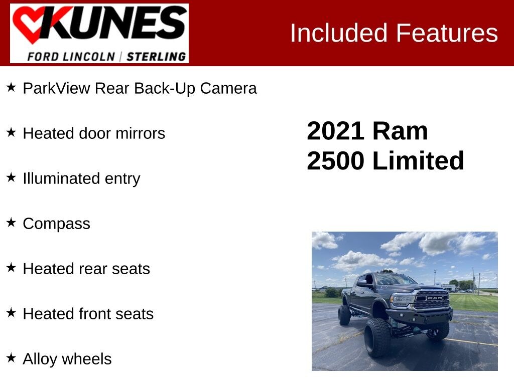 Certified 2021 Ram 2500 Limited Truck Mega Cab