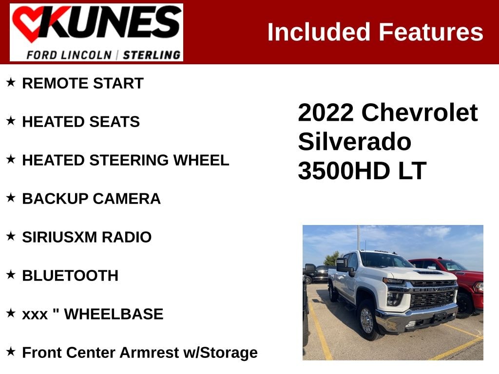 Used 2022 Chevrolet Silverado 3500 HD LT Truck Crew Cab