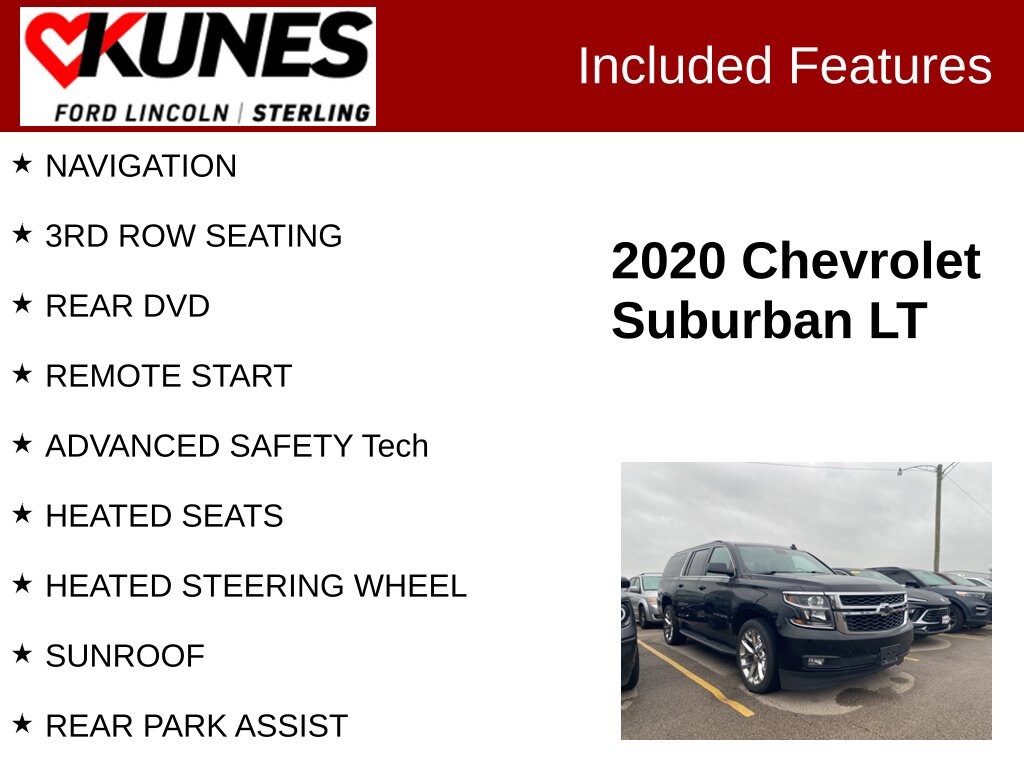 Certified 2020 Chevrolet Suburban LT SUV