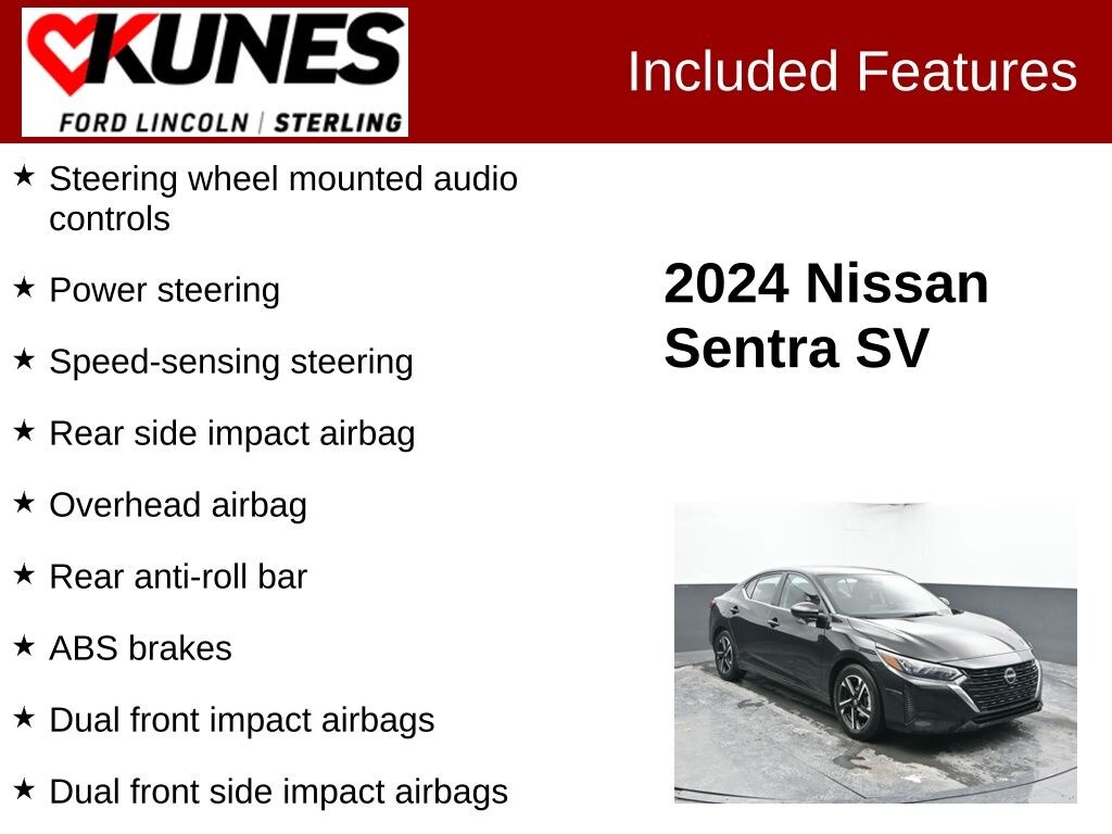 Used 2024 Nissan Sentra SV Sedan