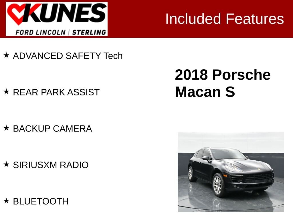 Certified 2018 Porsche Macan S SUV