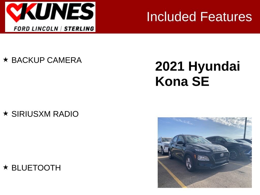 Used 2021 Hyundai Kona SE SUV
