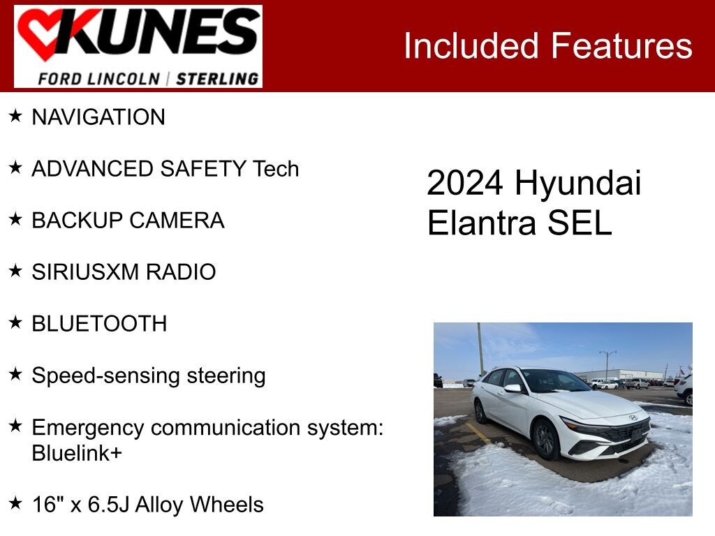 Used 2024 Hyundai Elantra SEL Sedan