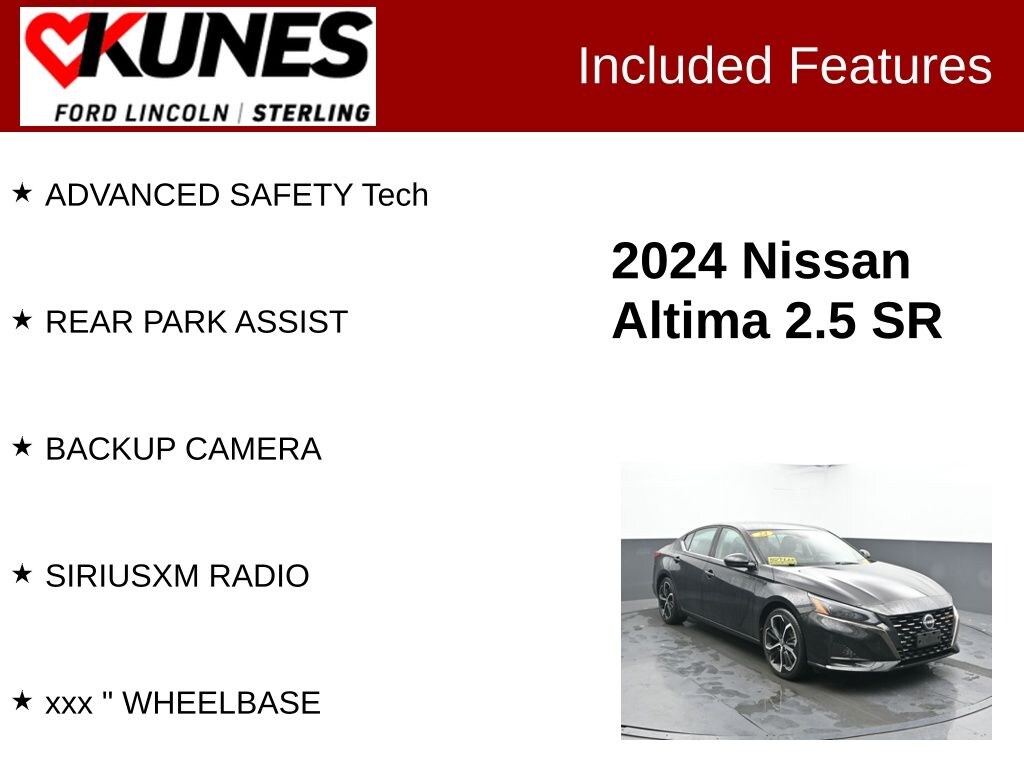Used 2024 Nissan Altima 2.5 SR Sedan