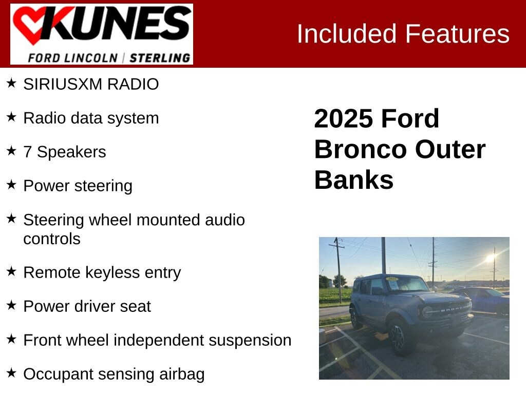 Used 2025 Ford Bronco Outer Banks SUV
