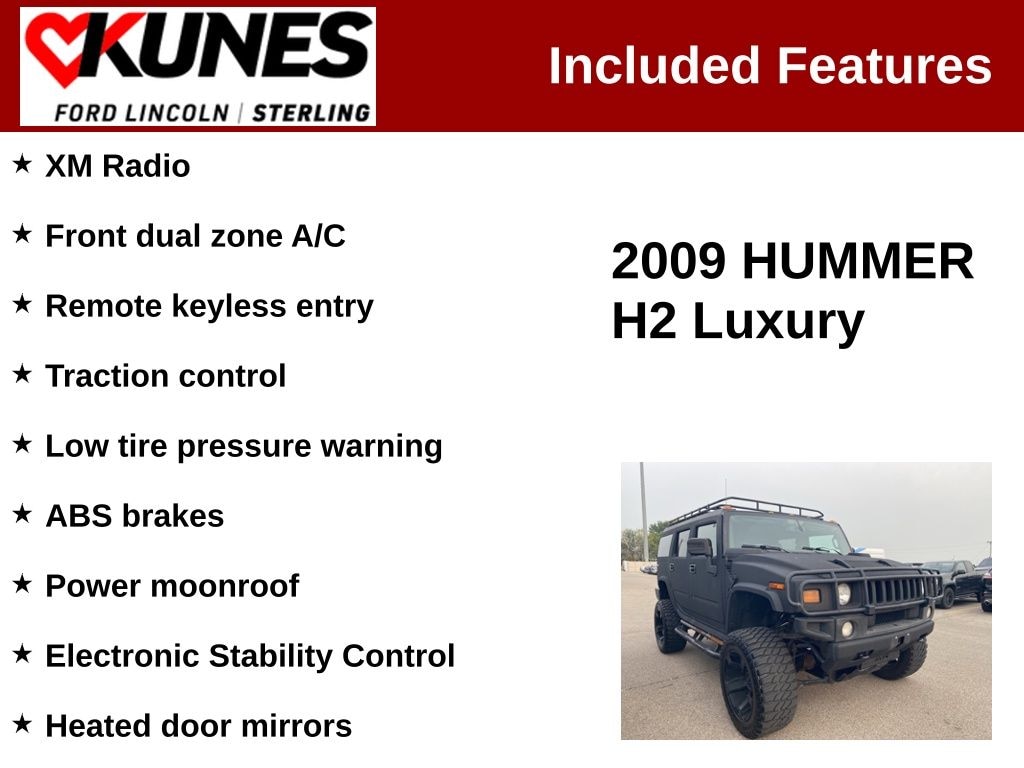 Used 2009 HUMMER H2 SUV Base SUV