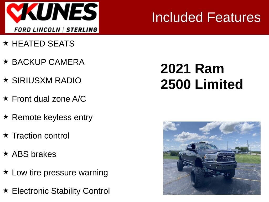 Certified 2021 Ram 2500 Limited Truck Mega Cab