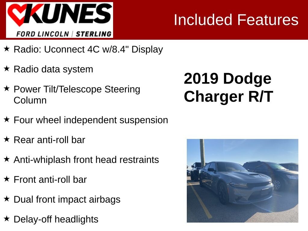 Used 2019 Dodge Charger R/T Sedan