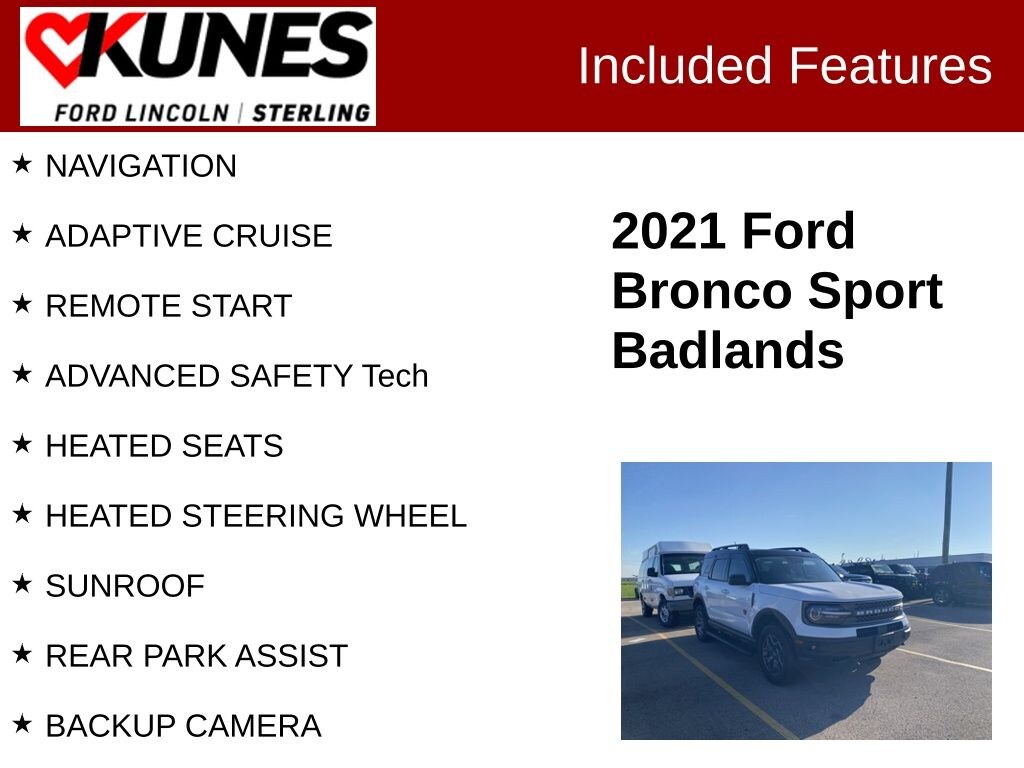 Used 2021 Ford Bronco Sport Badlands SUV