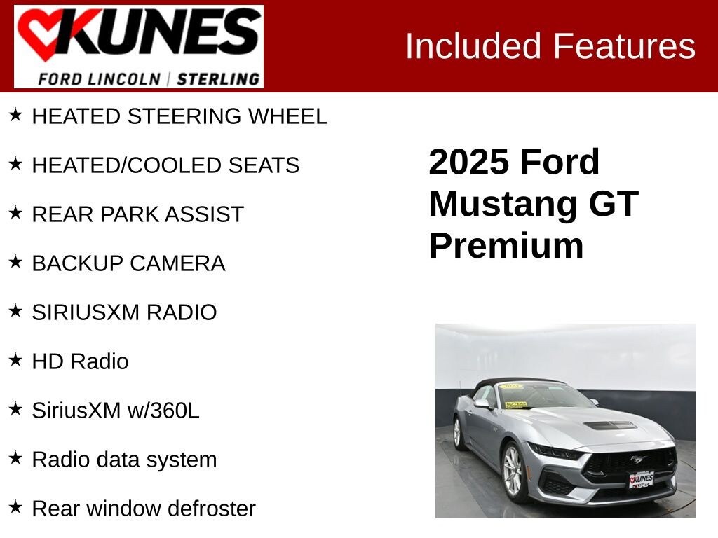 Used 2025 Ford Mustang GT Premium Convertible