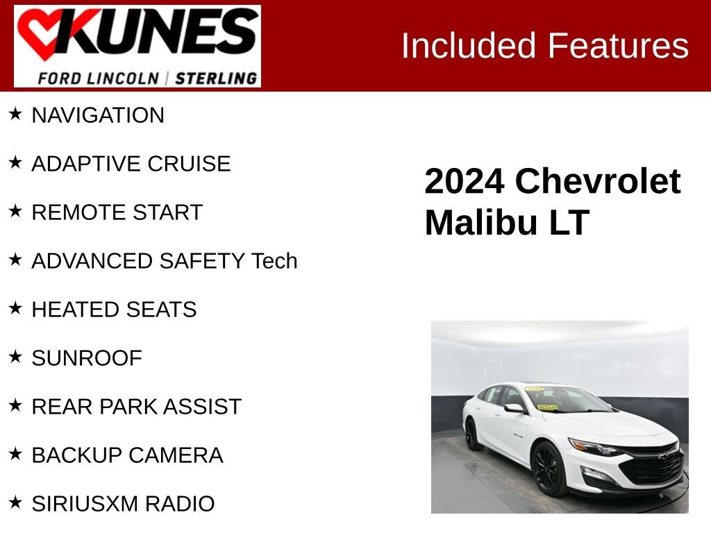 Used 2024 Chevrolet Malibu 1LT Sedan