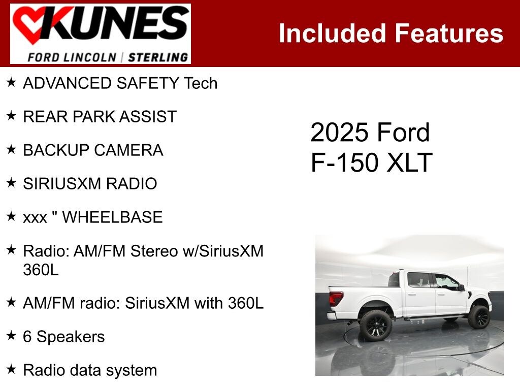 Used 2025 Ford F-150 XLT Truck SuperCrew Cab