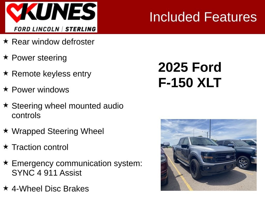 Used 2025 Ford F-150 XLT Truck SuperCrew Cab