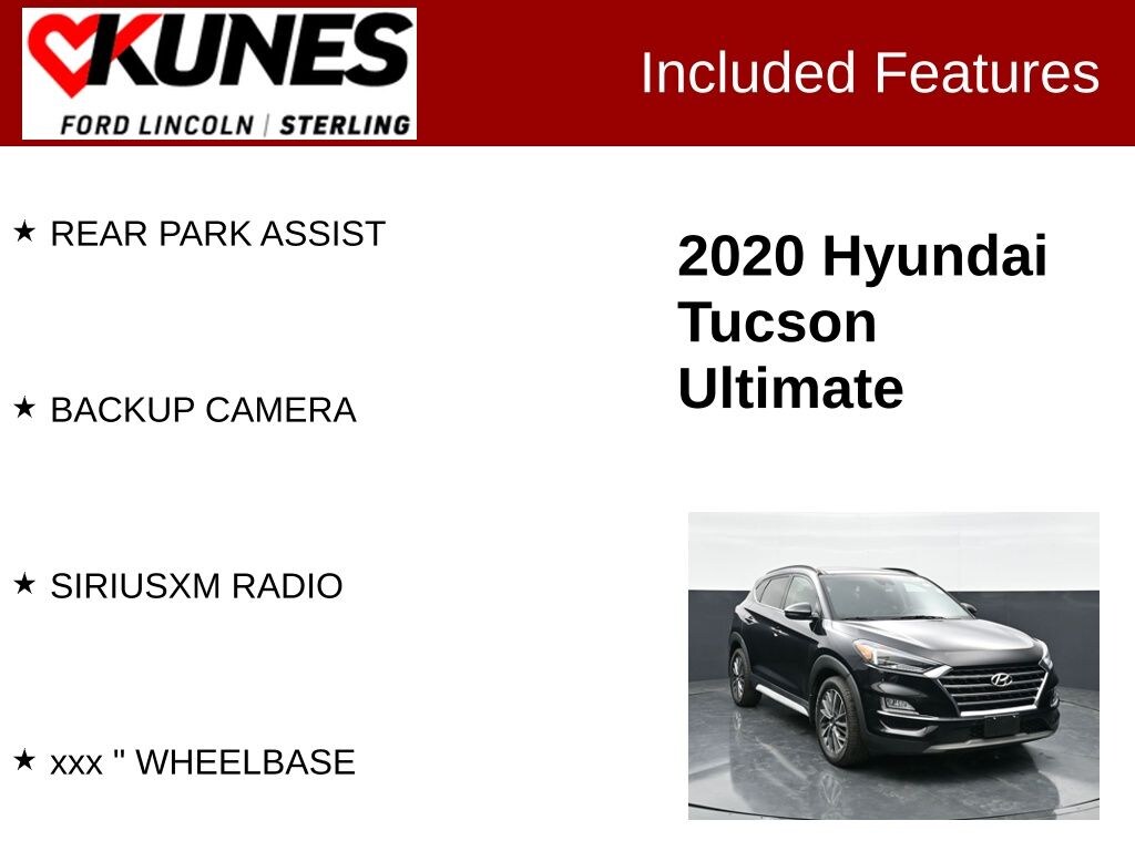 Certified 2020 Hyundai Tucson Ultimate SUV