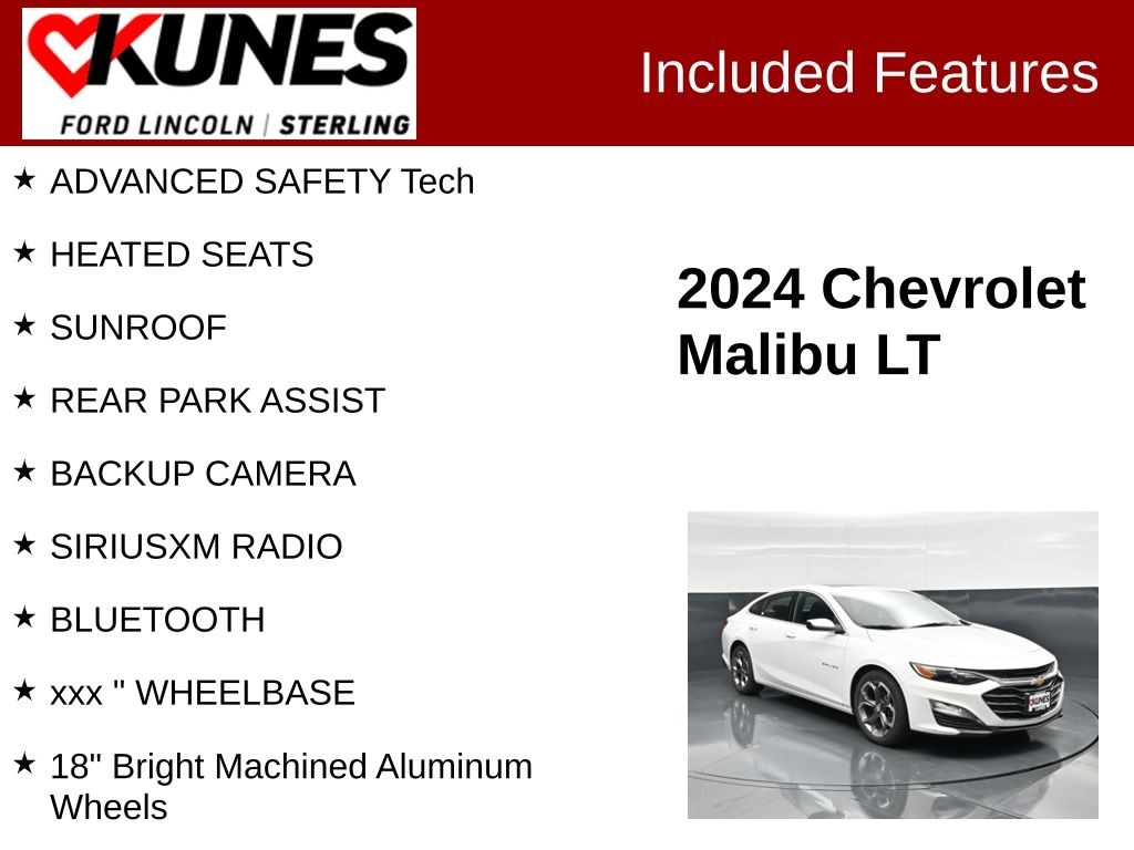 Used 2024 Chevrolet Malibu 1LT Sedan