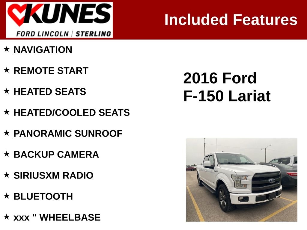Used 2016 Ford F-150 Truck SuperCrew Cab