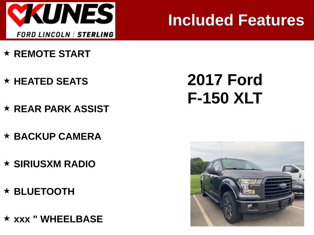Used 2017 Ford F-150 Truck SuperCrew Cab